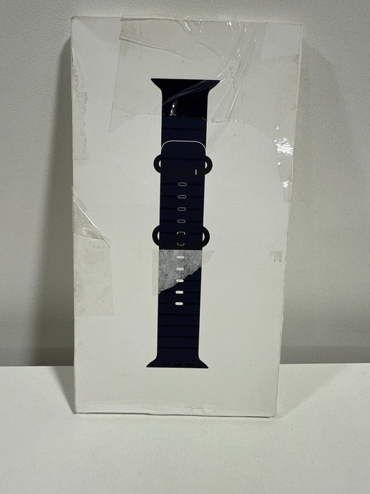 Apple - 49mm OceanBand - Black Titanium Finish - Navy