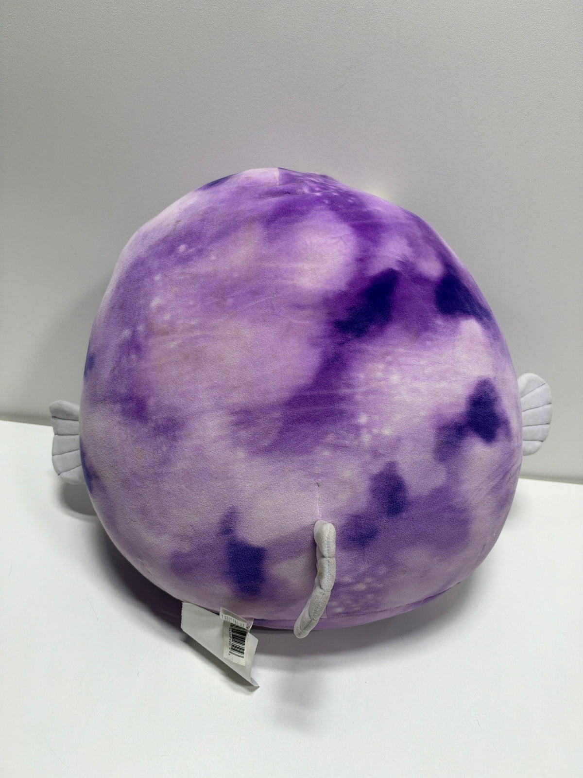 Squishmallows Kellytoy Soft Plush 16" Easton Purple Tie-Dye Anglerfish