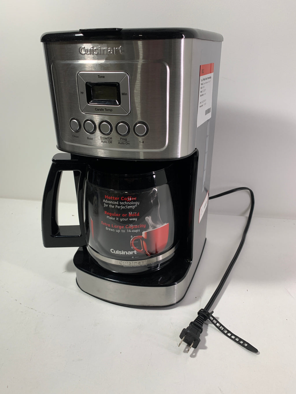 Cuisinart Perfectemp 14 Cups Black/Silver Coffee Maker - *Kitchen Appliances