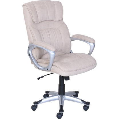 Serta Cyrus Ergonomic Fabric Swivel Executive Chair, Glacial Gray (47910)