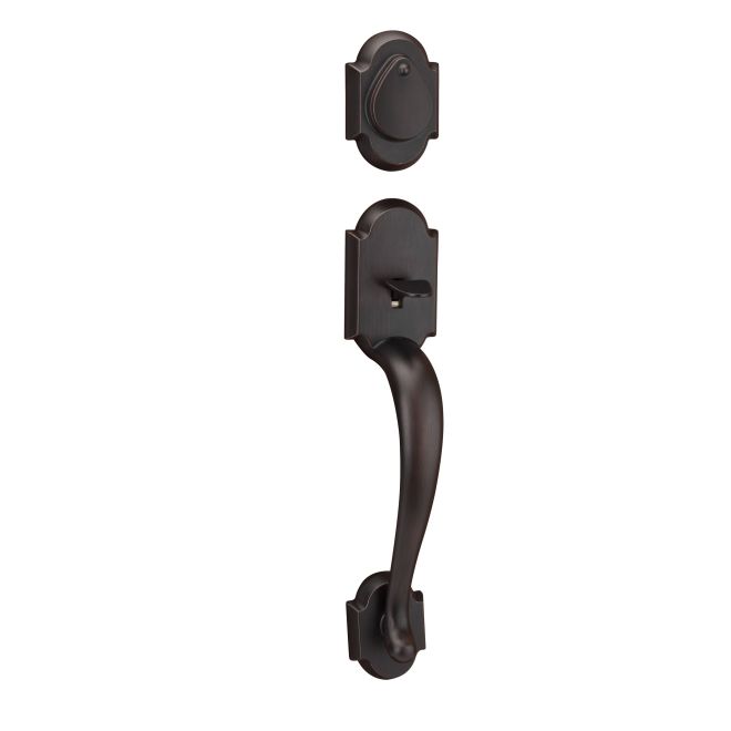 Kwikset 802AUHLIP-11P Austin Dummy Exterior Handleset Venetian Bronze Finish