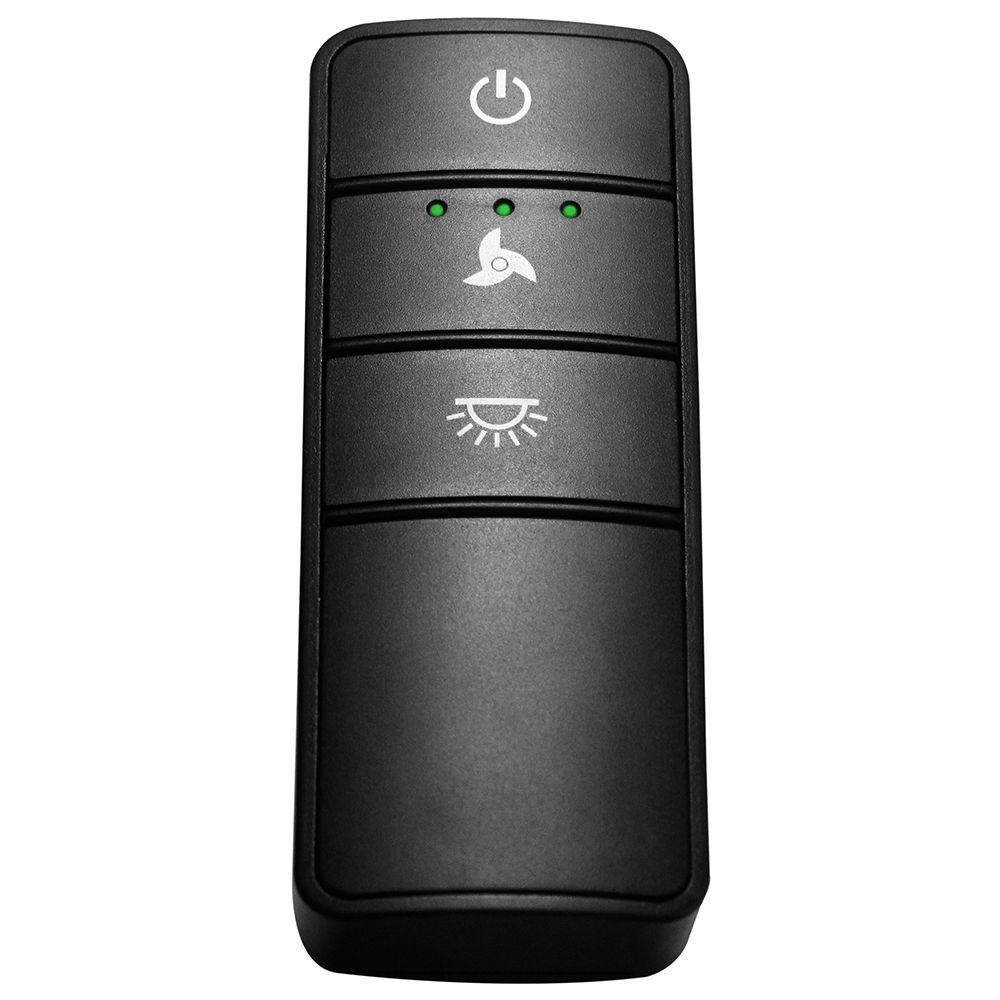 Universal 3-speed Damp Rated Ceiling Fan Remote Control with Dimming Black
