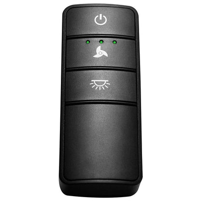 Universal 3-speed Damp Rated Ceiling Fan Remote Control with Dimming Black