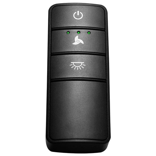 Universal 3-speed Damp Rated Ceiling Fan Remote Control with Dimming Black
