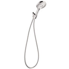 hansgrohe Raindance Select S Adjustable 5-inch Handheld Shower Head Set Modern 3 Spray PowderRain, Full and Massage Easy Install with Hose in Chrome, 1.75 GPM, 04905000