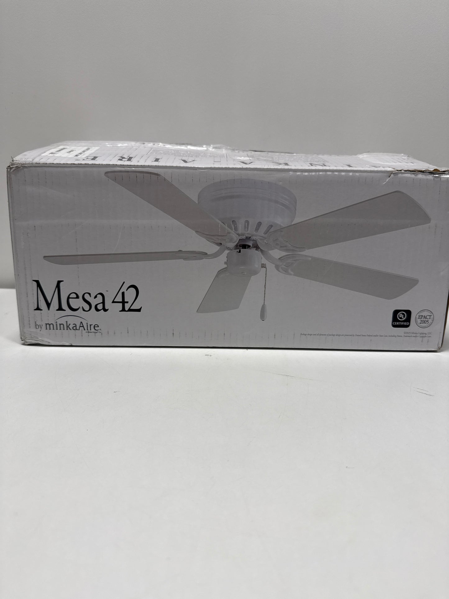 Minka-Aire F566-WH Mesa 42" Ceiling Fan, White