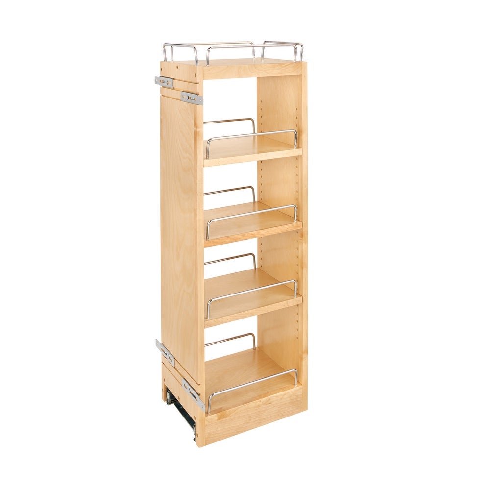 REV-A-SHELF Wood Wall Cabinet Pullout Organizer for 36" H Cabinets w/BB Soft-Close