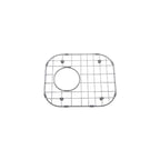 Mirabelle MIRG1315 13-3/4" X 11-3/7" Stainless Steel Basin Rack with Protective Bumpers and Feet