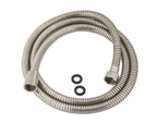 Signature Hardware 948938 60’’ Stretchable Hand Shower Hose Brushed Nickel Bath - *Plumbing