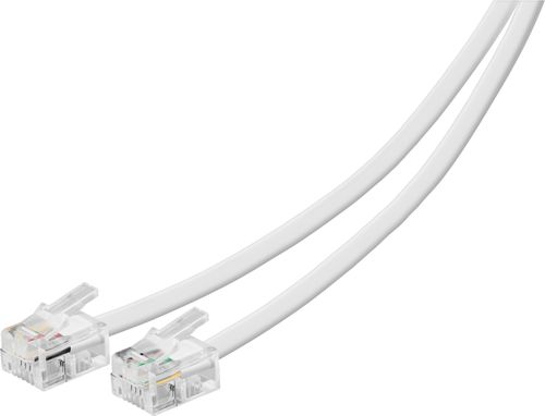 Insignia - 100' Landline Phone Cord - White
