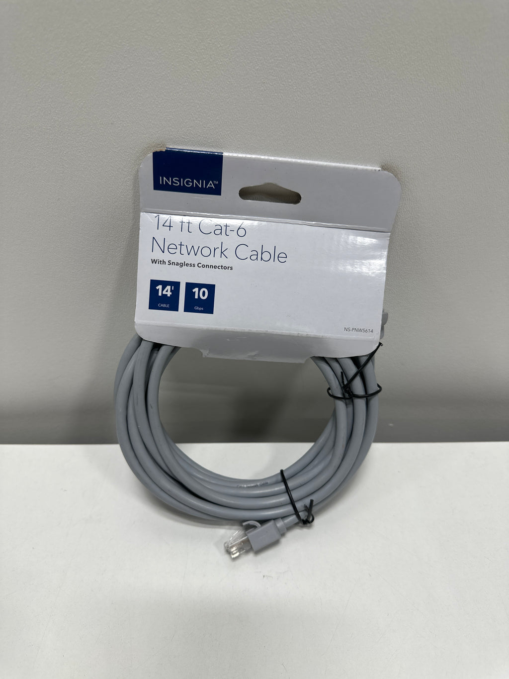 Insignia - 14' Cat-6 Ethernet Cable - Gray