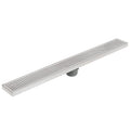 Miseno MNO26LD 26" Pattern Grate Linear Shower Drain - Stainless Steel