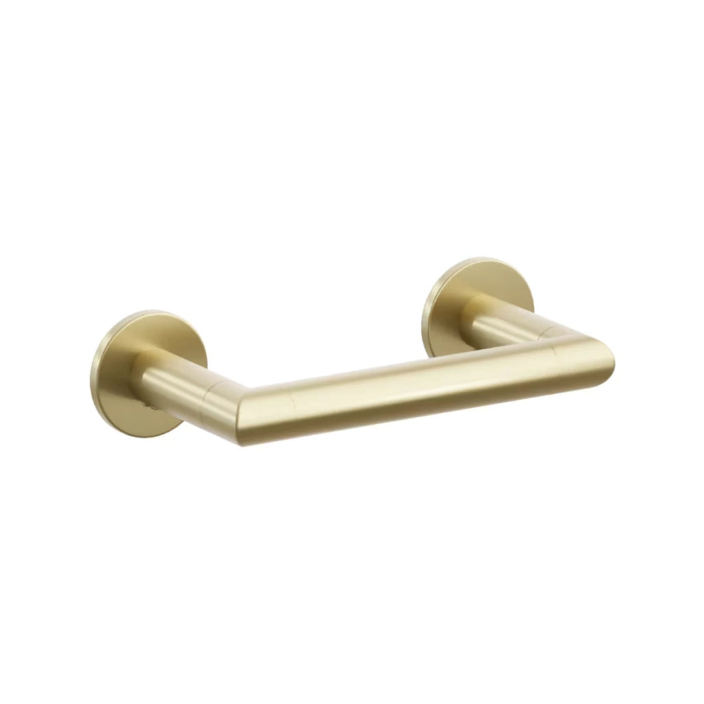 Emtek Modern Tubular Wall Mounted Pivoting Toilet Paper Holder with Small Disc Rosette Model: 228400US4