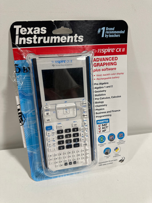 See Desc Texas Instruments Nspire Graphing Calculator CX 2: 100MB Storage, ACT & AP Approved