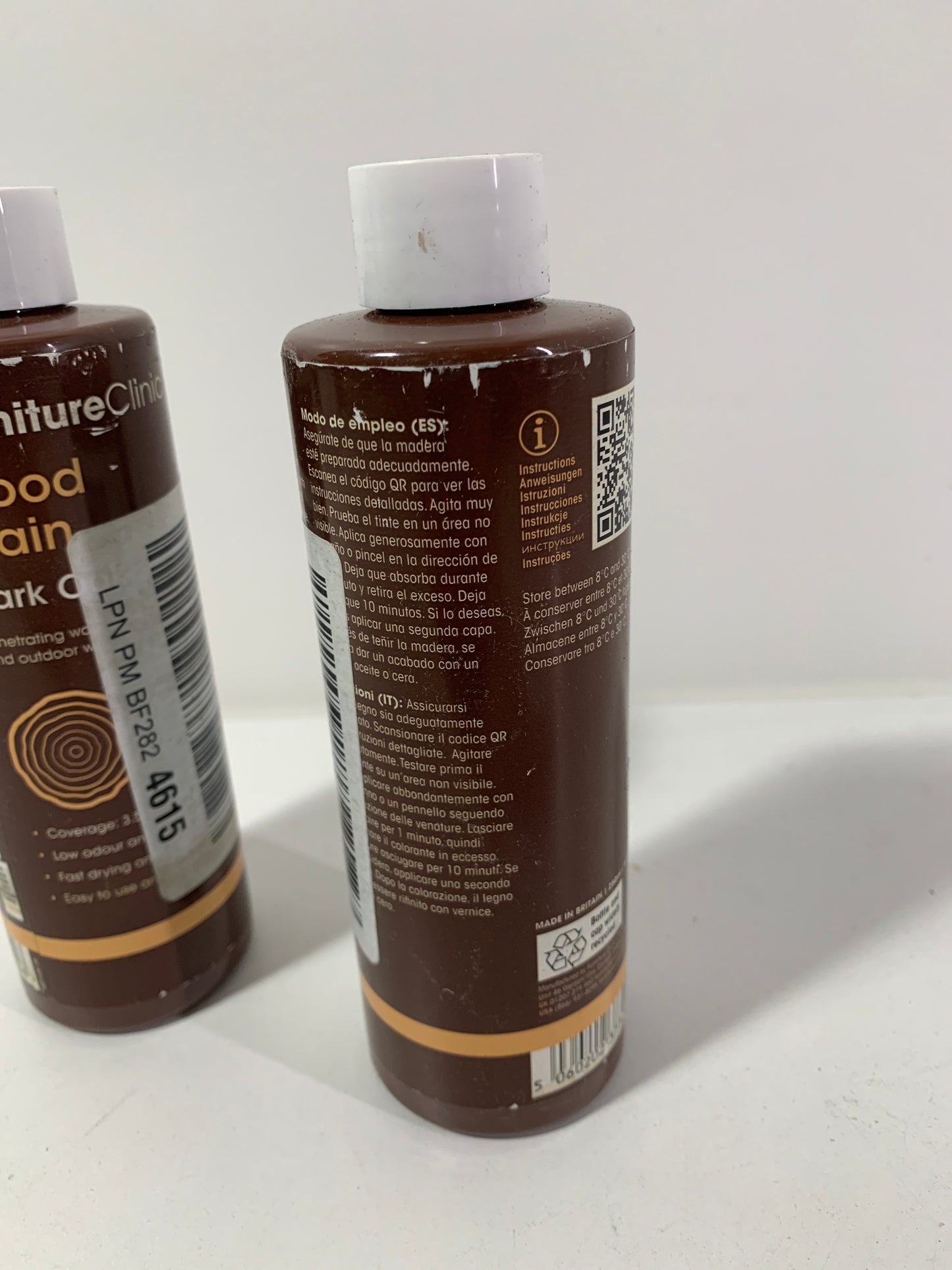 2 Furniture Clinic Wood Stain | Multiple Finishes | Fast Drying | Indoor and Outdoor Furniture and More | Water Based, Low Odor, Non-Toxic | Polyurethan