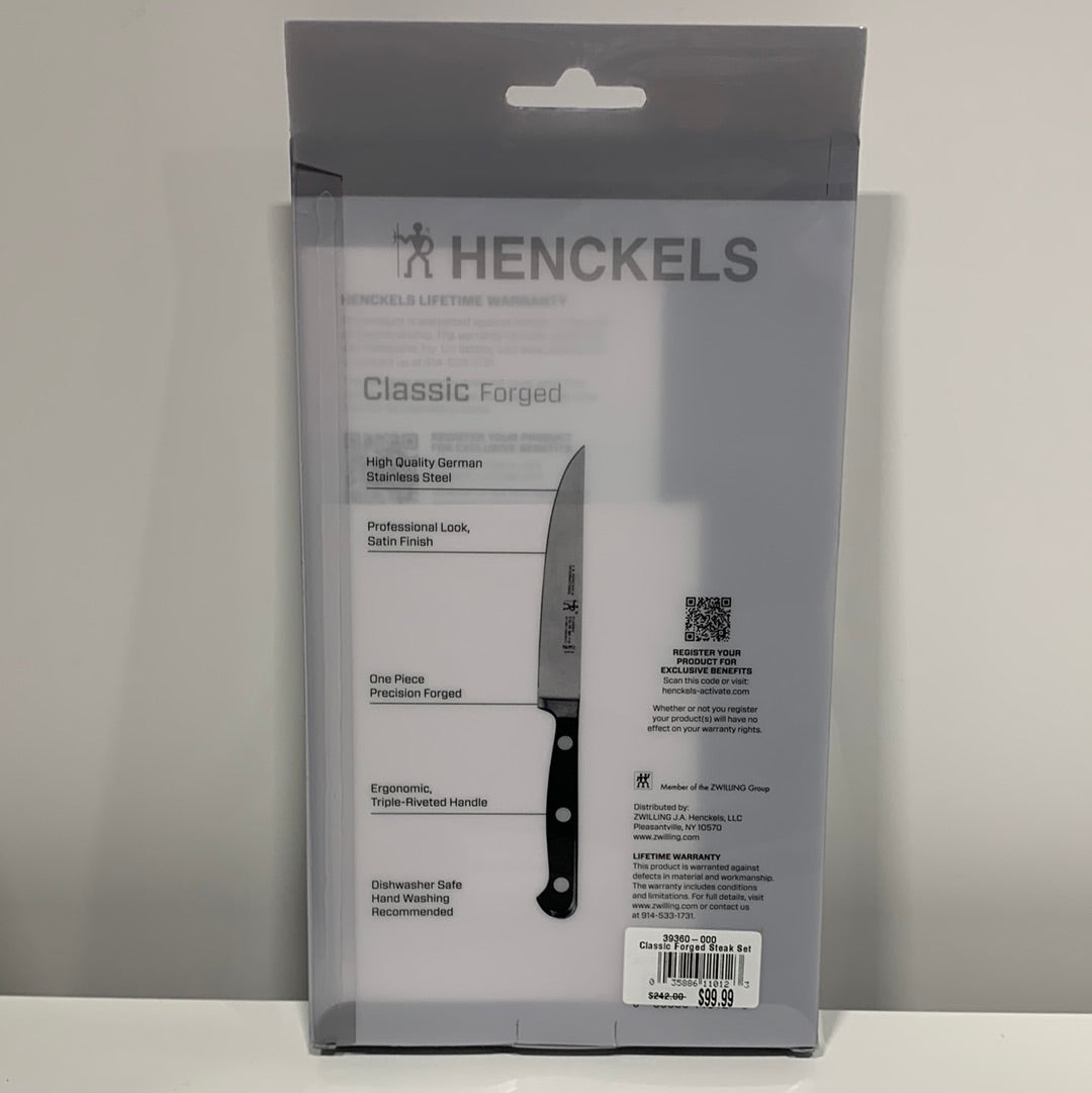 Henckels CLASSIC 4-Piece Steak Knife Set