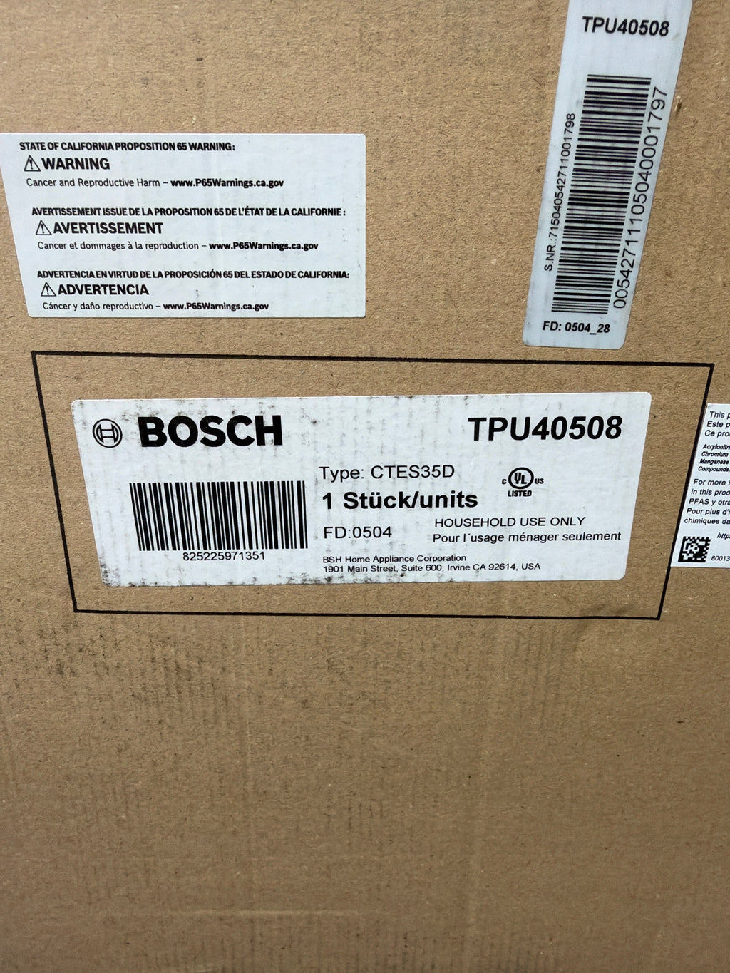 Bosch 500 Series Fully Automatic Espresso and Coffee Machine, Dark Silver