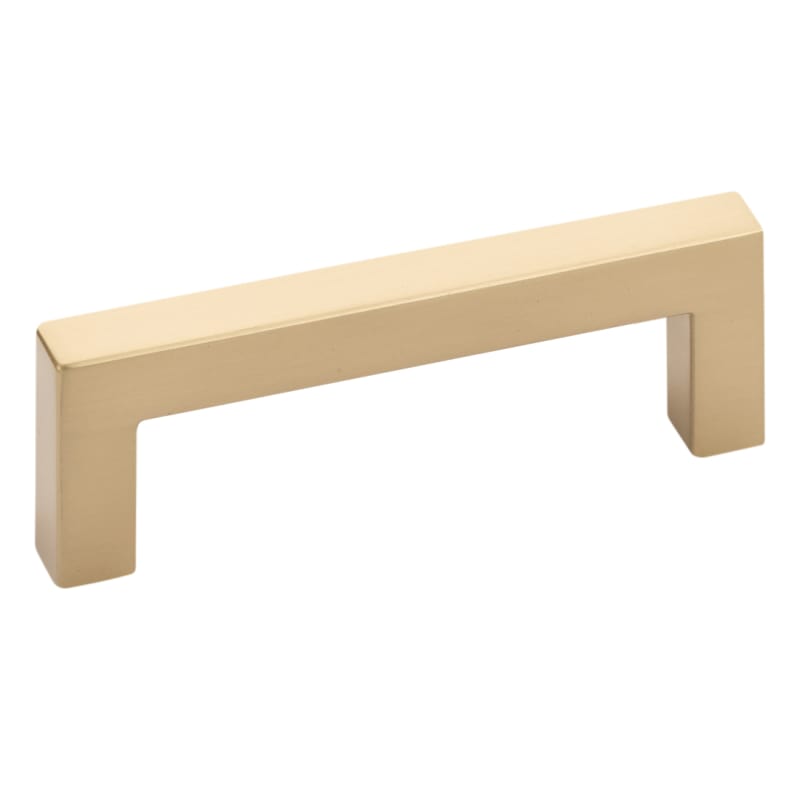 Emtek 86708US4 8 in. Center to Center Warwick Cabinet Pull Satin Brass - *Tools Hardware & Misc