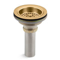 Kohler K-8801 Duostrainer Basket Strainer with Sink Drain and Tailpiece Brushed Modern Brass - *Plumbing