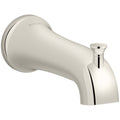 Kohler K-28563 Tempered 6-3/8" Integrated Diverter Tub Spout Vibrant Polished Nickel