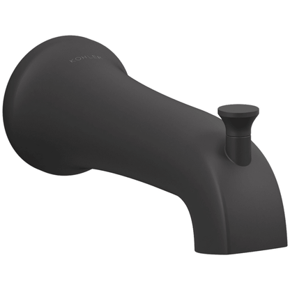 Kohler K-28563 Tempered 6-3/8" Integrated Diverter Tub Spout Matte Black