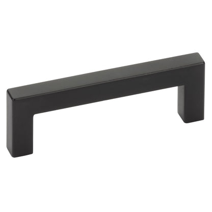 Emtek 86708US19 8 in. Rectangular Warwick Center to Center Cabinet Pull Flat Black