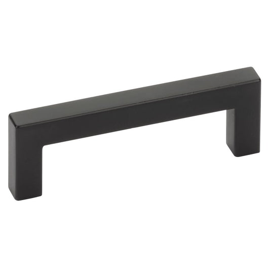 Emtek 86708US19 8 in. Rectangular Warwick Center to Center Cabinet Pull Flat Black