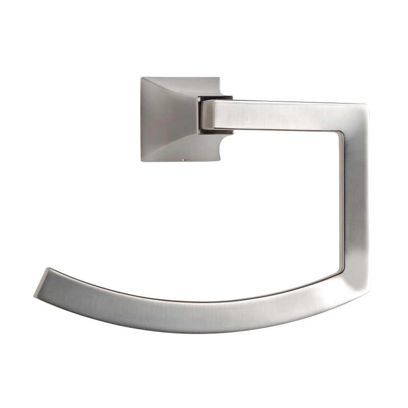 Vilamonte 6-5/8 in. Wall Mounted Towel Ring in Brushed Nickel
