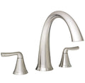 Signature Hardware 948683-LV Provincetown 3-Hole Roman Tub Faucet - Without Rough-in Valve Brushed Nickel
