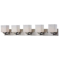 Z-Lite Quube 38 Inch 5 Light Bath Vanity Light Quube - 2104-5V - Transitional
