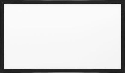 Insignia - 100" Home Theater Fixed Wall Projector Screen - White