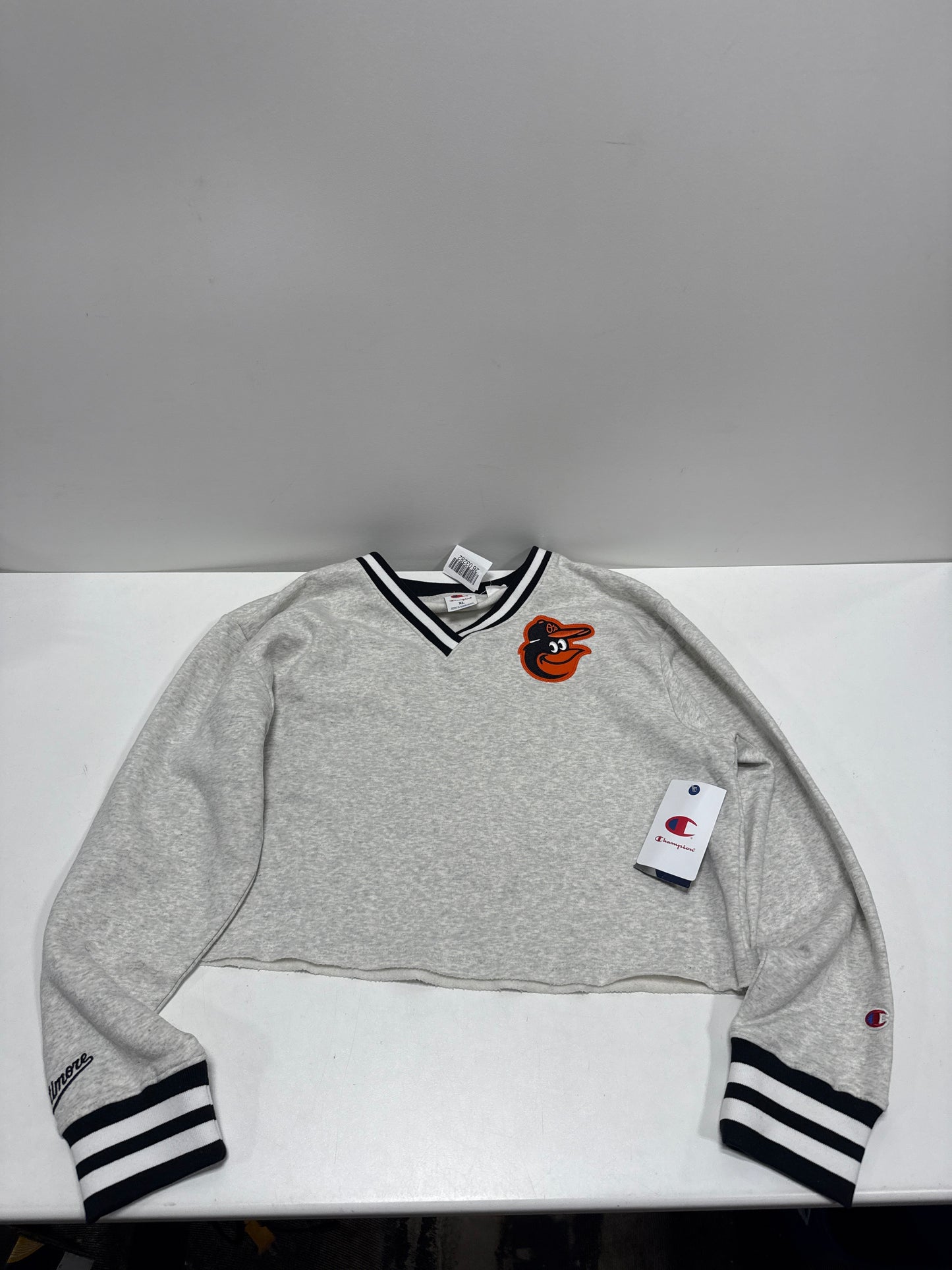 MLB Baltimore Orioles Women's Champion Boxy Sweatshirt - XL