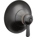 Moen TS44401 Colinet 1 Function Thermostatic Valve Trim Only with Single Lever Handle Matte Black Showers Valve Trim