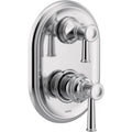 Moen UT3322 Belfield 2 Function Pressure Balanced Valve Trim Only with Double Lever Handle - *Plumbing