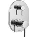 Moen UT3290 Align 2 Function Pressure Balanced Valve Trim Only with Double Lever Handle Integrated Diverter - Less