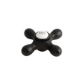 Kingston Brass Kbh179axh Hot Metal Cross Handle 3/8 X 16Pt - Black