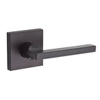 Baldwin FD.SQU.CSR Square Non-Turning Two-Sided Through-Door Dummy Door Lever Set with Square Rosette from the Reserve Collection Venetian Bronze Door