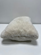 Faux Fur Throw Pillow Ivory - Threshold