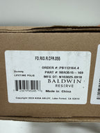 Baldwin FD.RID.R.CFR Riddling Non-Turning Two-Sided Dummy Door Lever Set with Contemporary 5’’ Rose from the Reserve