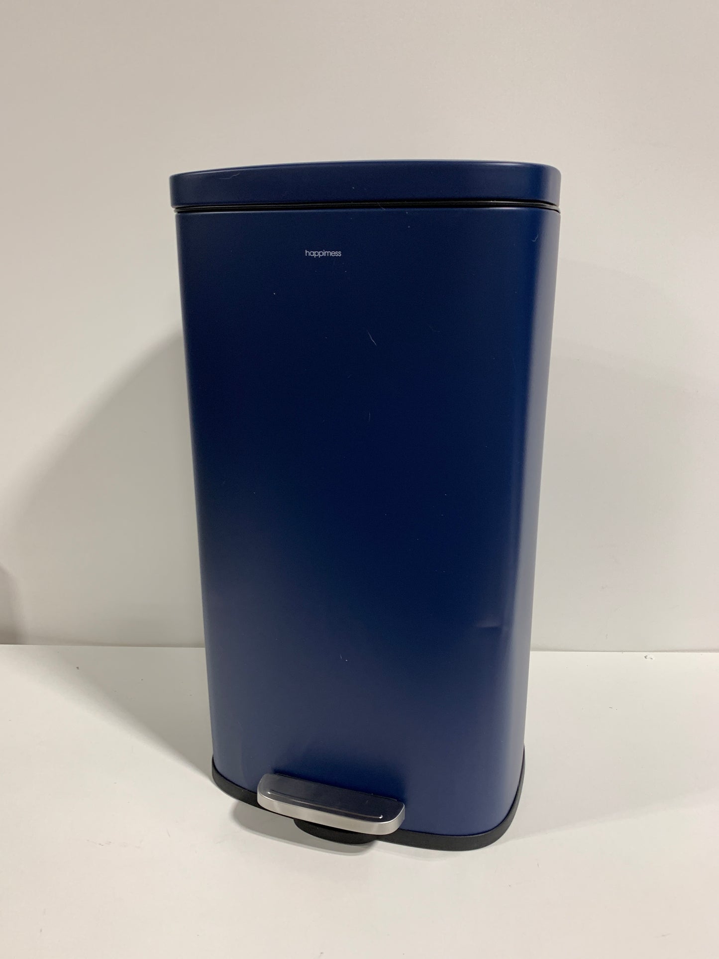 Dent Happimess Curtis 8-Gallon Trash Can Denim Blue