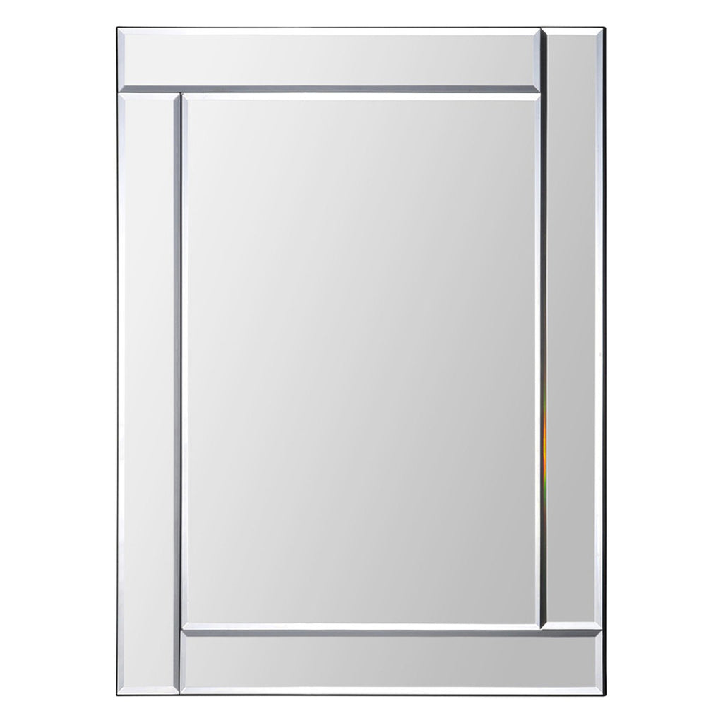 Ren Wil MT1289 Adan 24" W X 32" H Rectangular Glass Framed Bathroom Wall Mirror Home Decor Mirrors Bathroom Mirror