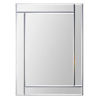 Ren Wil MT1289 Adan 24" W X 32" H Rectangular Glass Framed Bathroom Wall Mirror Home Decor Mirrors Bathroom Mirror