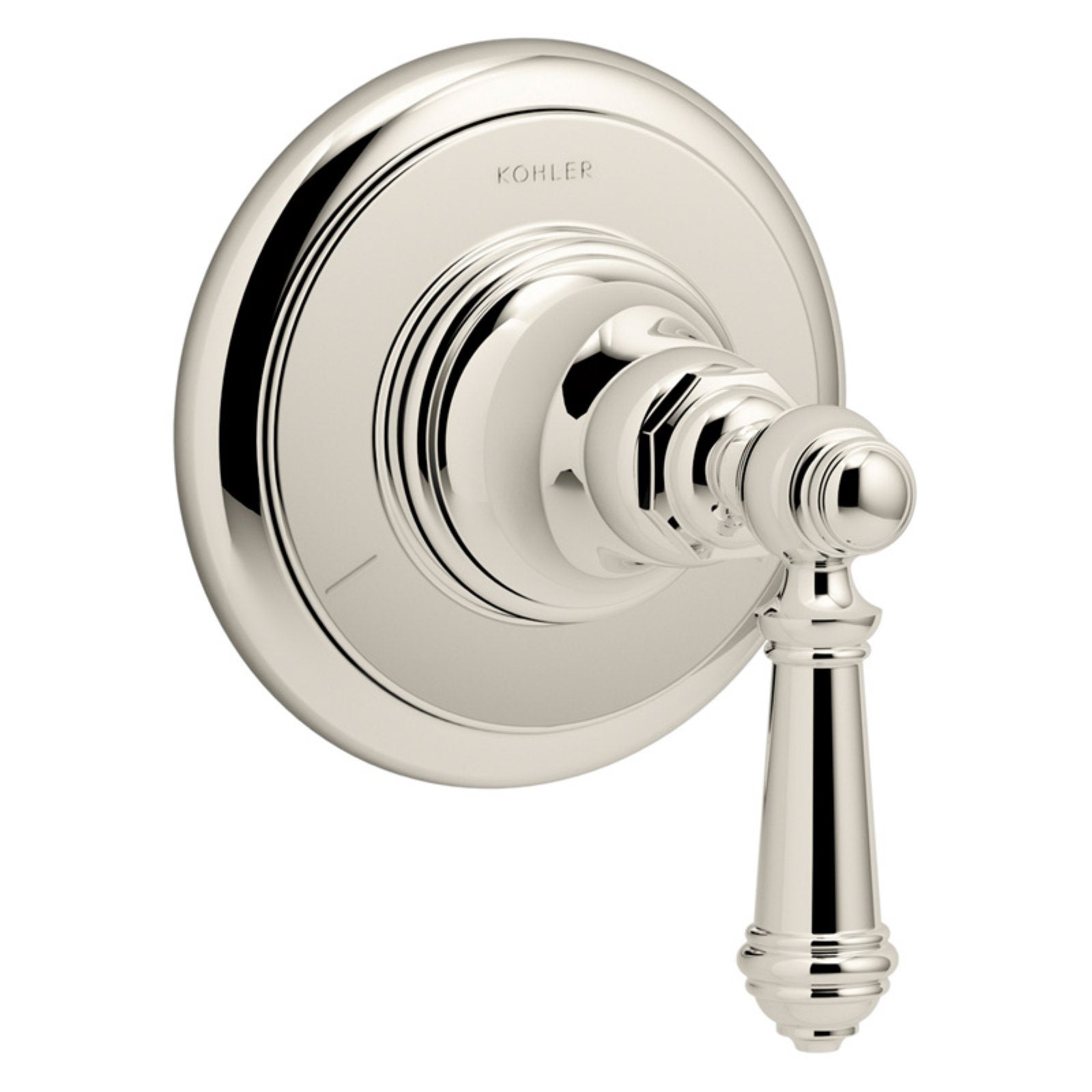KOHLER K-T72770-4-SN Artifacts Transfer Valve Trim with Lever Handle, Vibrant Polished Nickel