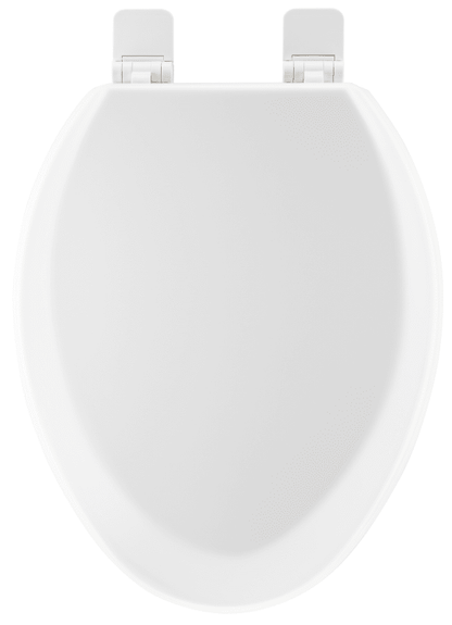 PROFLO PFTSWEC2000 Elongated Closed-Front Toilet Seat with Quick Release and Lid White Toilets