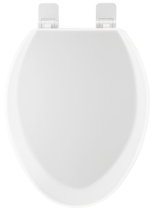 PROFLO PFTSWEC2000 Elongated Closed-Front Toilet Seat with Quick Release and Lid White Toilets