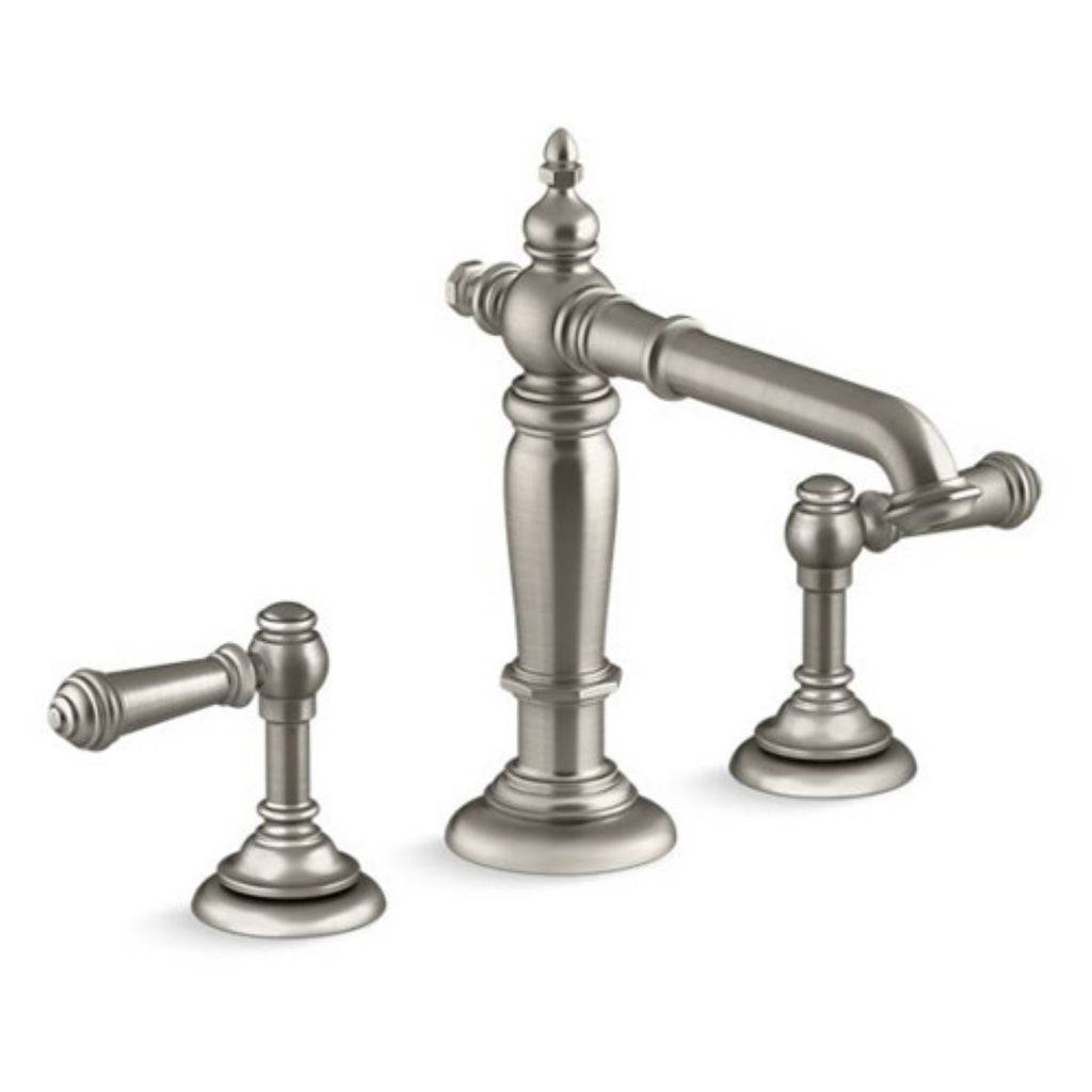 Kohler 72760-BN Artifacts® Bathroom Sink Faucet spout with Column Design, 1.2 gpm, Vibrant Brushed Nickel