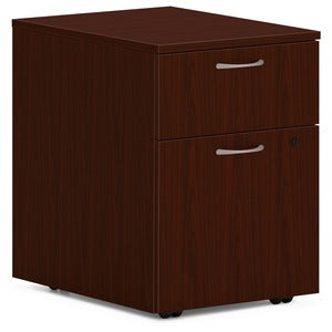 HON Mod HLPLPMBF Pedestal - 15’’ X 20’’ X 20’’ - 2 X Box File Drawer(s) - Finish: Traditional Mahogany - *Computers &