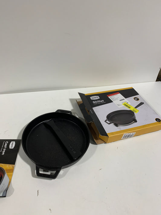 Used Ooni Cast Iron Skillet Pan - 9" Round Black