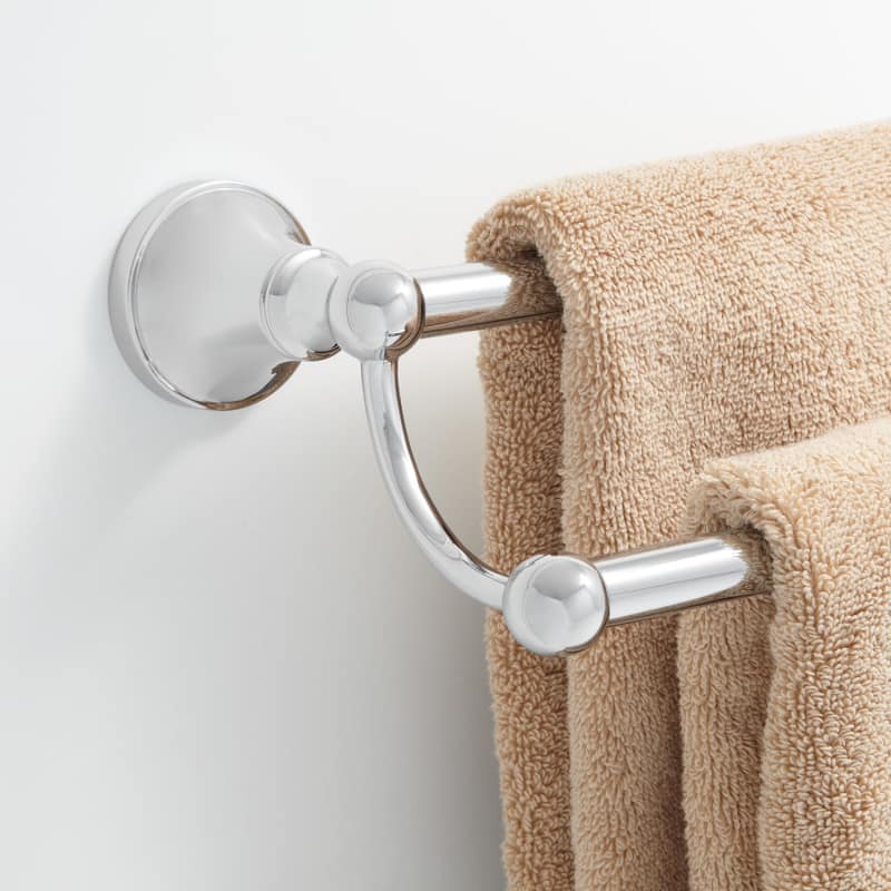 Signature Hardware 921701-18 Seattle 18" Double Towel Bar Chrome