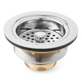 Signature Hardware 902367 3-1/2" Basket Strainer for Sinks up to 1" Thick Chrome